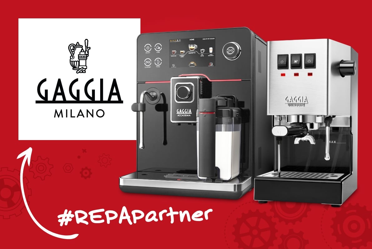 Nuova partnership con Gaggia Milano: 100% ricambi originali